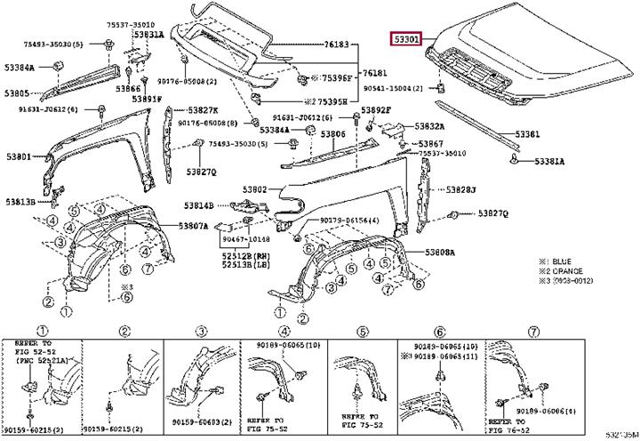 Buy Toyota 53301-35190 at a low price in United Arab Emirates!