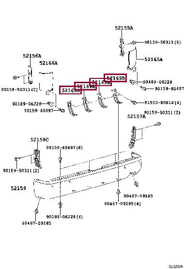 5838526070 Toyota Holder, dryer