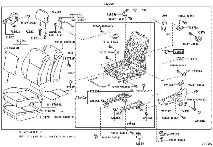 7187342030 Toyota Cover