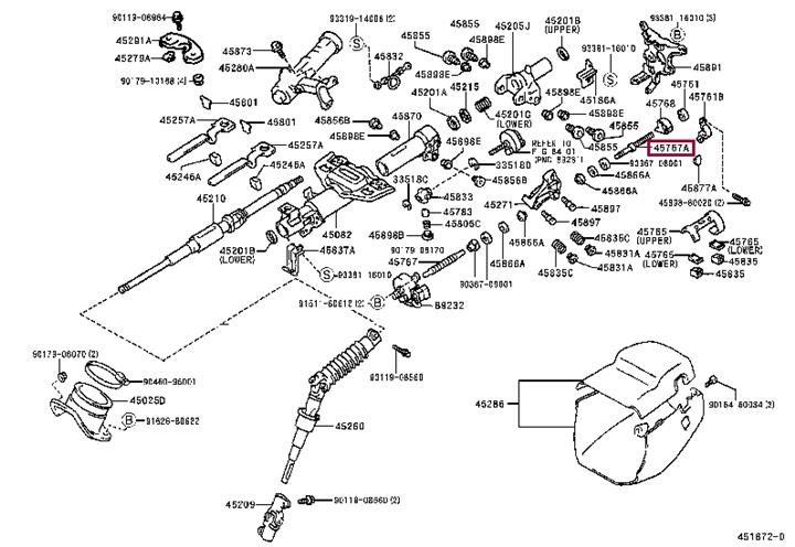 4581160010 Toyota Screw