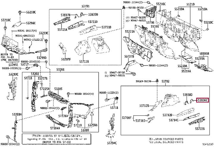 538360E050 Toyota Holder, dryer