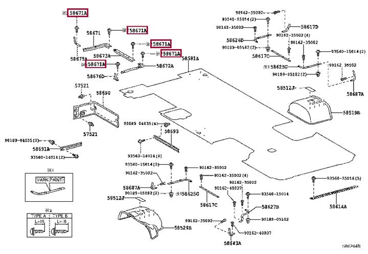 9356055016 Toyota Auto part