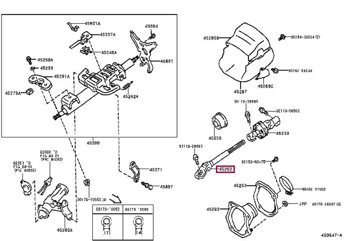 4520233010 Toyota Steering shaft