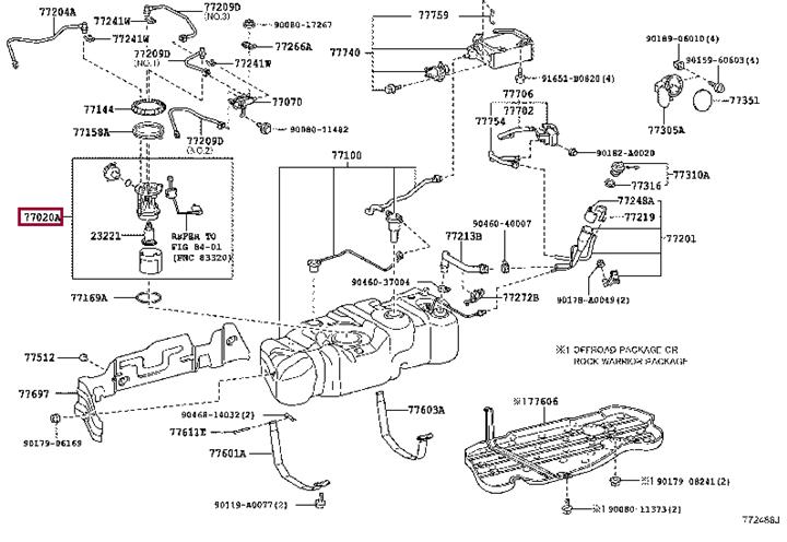 770200C090 Toyota Fuel pump