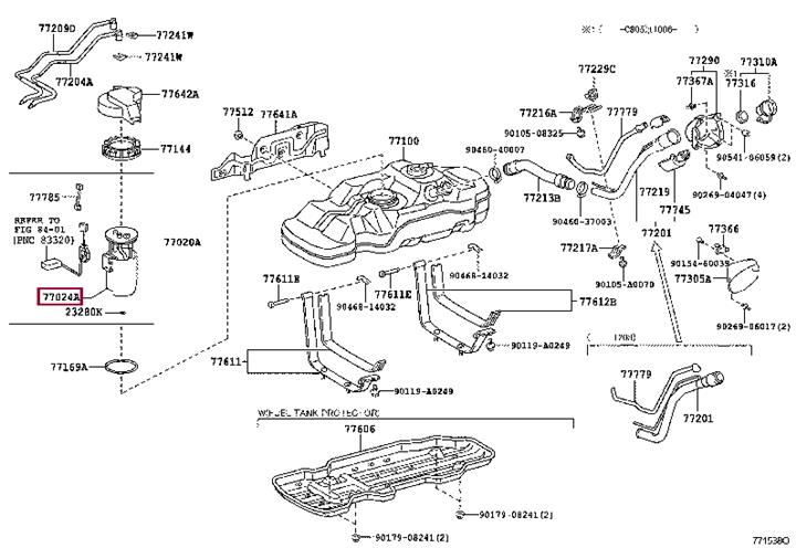 7702404010 Toyota Fuel pump