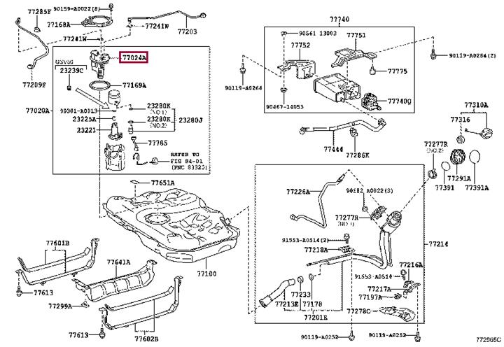 7702406221 Toyota Fuel pump