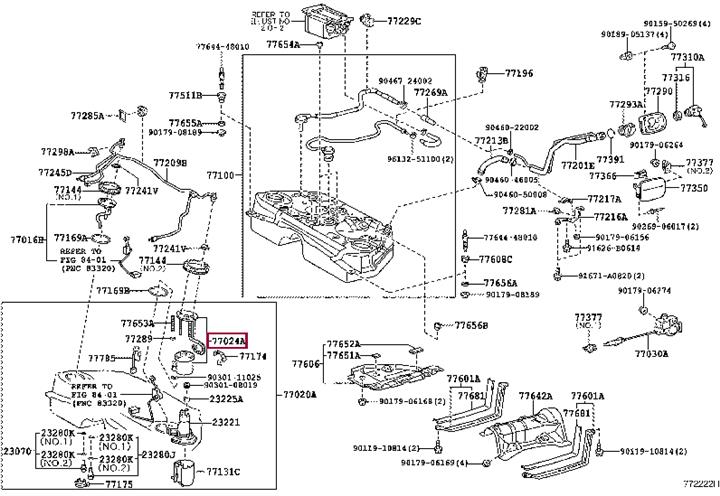 7702430130 Toyota Fuel pump