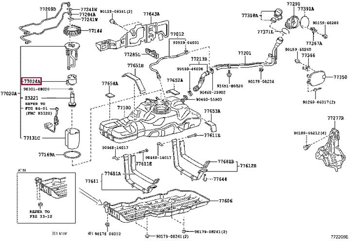 7702435070 Toyota Fuel pump