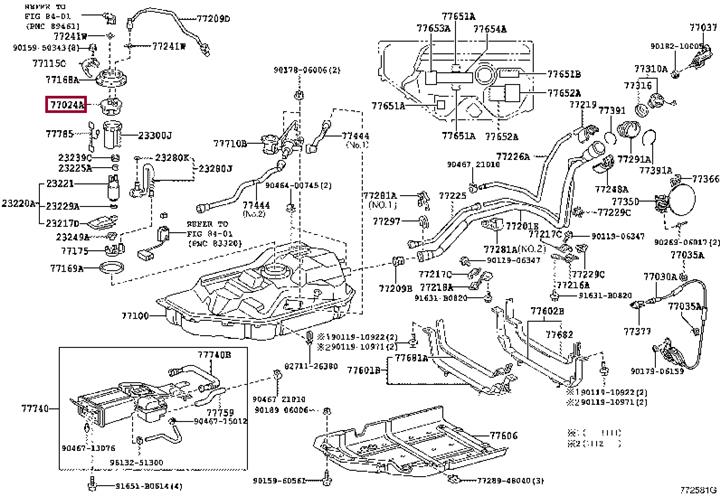 7702448020 Toyota Fuel pump