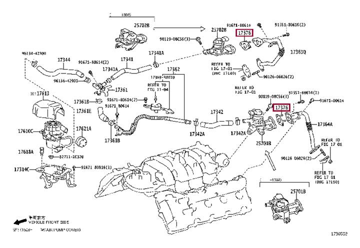 1737638030 Toyota Gasket