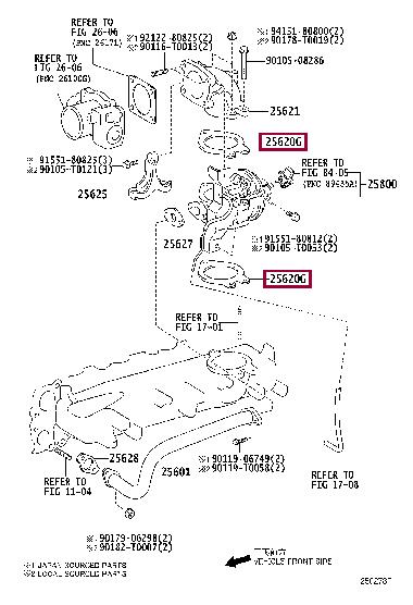 2617130050 Toyota Gasket