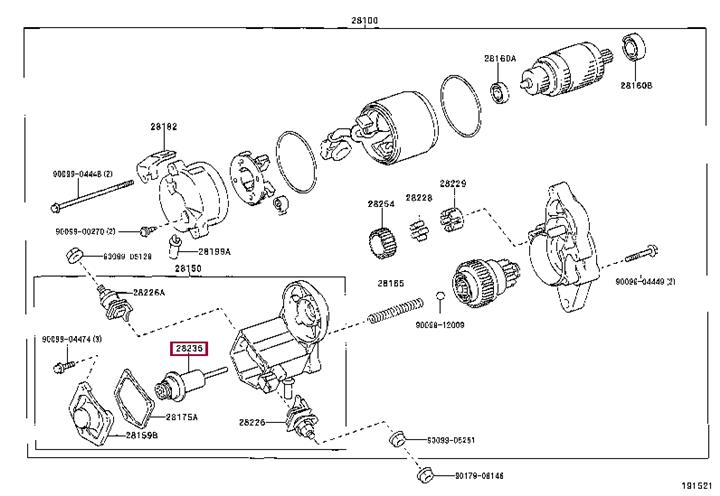 Toyota 28235-54380 Auto part 2823554380 2823554380 Toyota Auto part