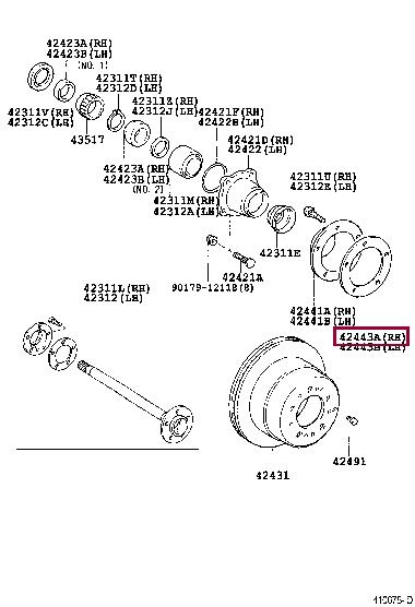 4244360020 Toyota O-ring
