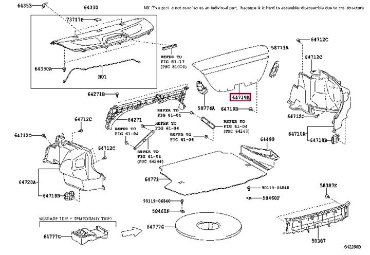 6471912150C0 Toyota TRIMS