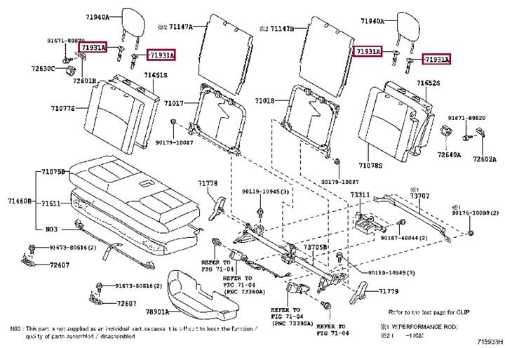 7193147010C0 Toyota Auto part