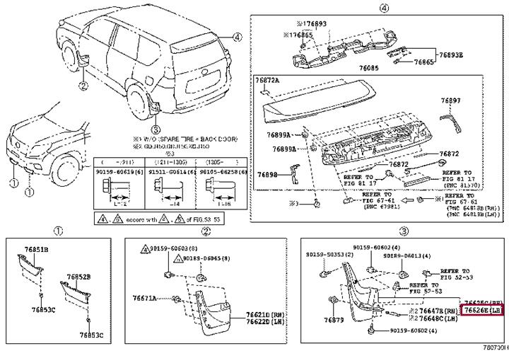 Buy Toyota 76626-60330 at a low price in United Arab Emirates!