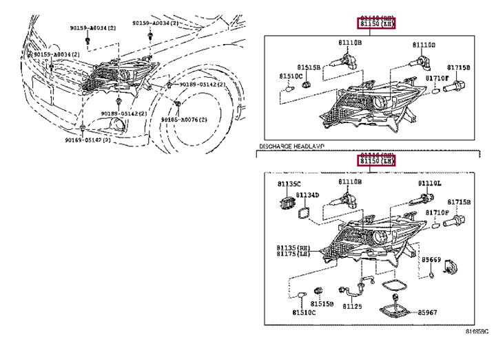 Buy Toyota 81150-0T020 at a low price in United Arab Emirates!