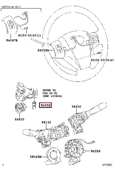 8405271010 Toyota Stalk switch