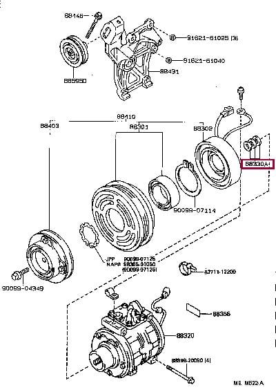 8833514020 Toyota Shim-valve