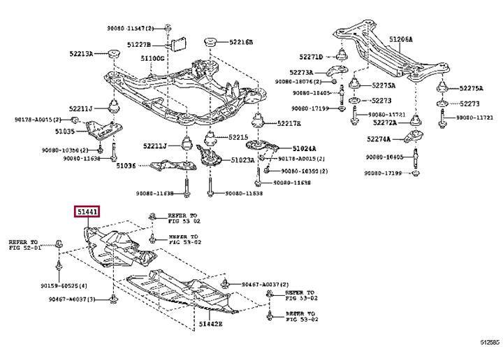 514410T010 Toyota Engine protection