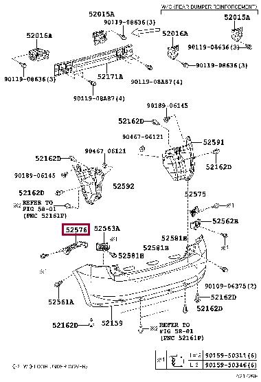 Buy Toyota 52576-02070 at a low price in United Arab Emirates!