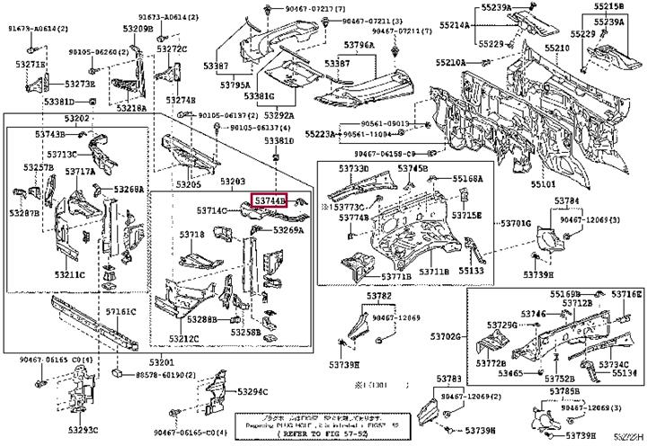 5374460081 Toyota Holder, dryer