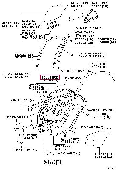 6700312840 Toyota Door
