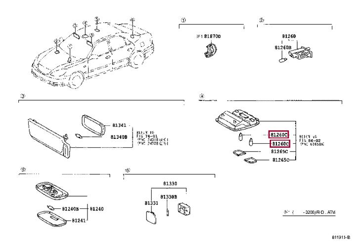 9008481002 Toyota Halogen lamp 12V