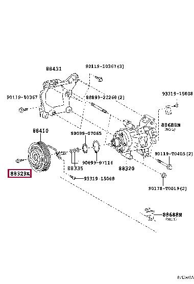 9009904349 Toyota Bolt