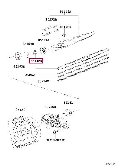 9009905141 Toyota Nut