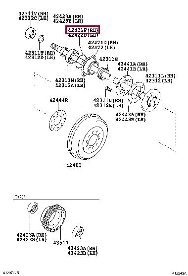 90301T0043 Toyota Oil seal