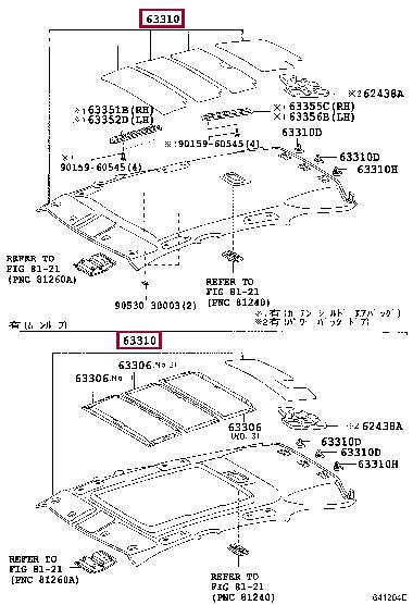 9046710181 Toyota Clip