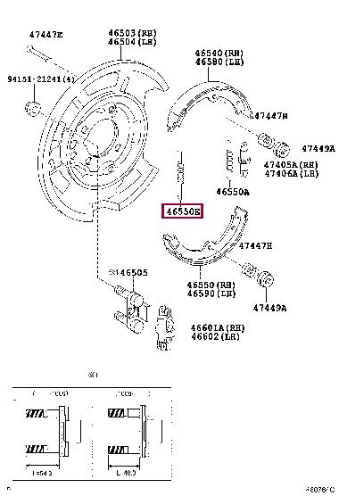 Toyota 90506-23052 Spring, bonnet lock fitting 9050623052 9050623052 Toyota Spring, bonnet lock fitting