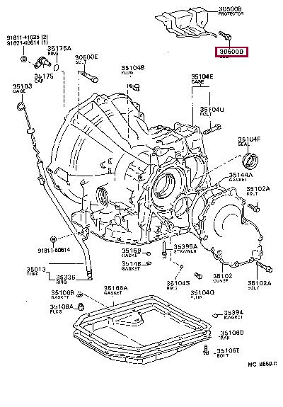 91641H0820 Toyota Bolt