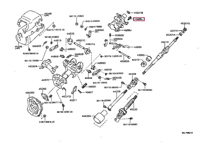 9166540616 Toyota Bolt
