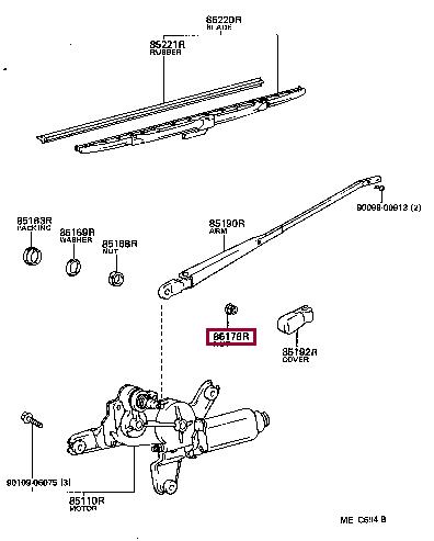 9413060600 Toyota Nut