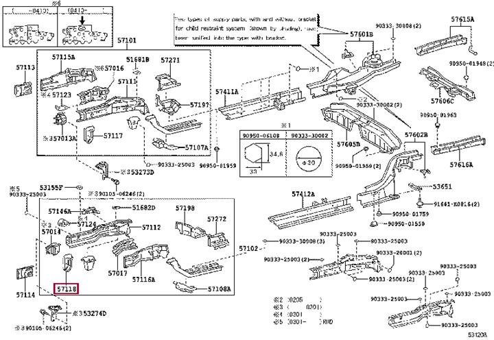 5711805020 Toyota Holder, dryer