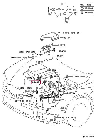 8945222070 Toyota Auto part