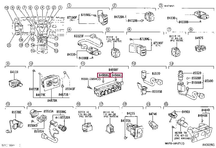 9001001071 Toyota Halogen lamp 12V