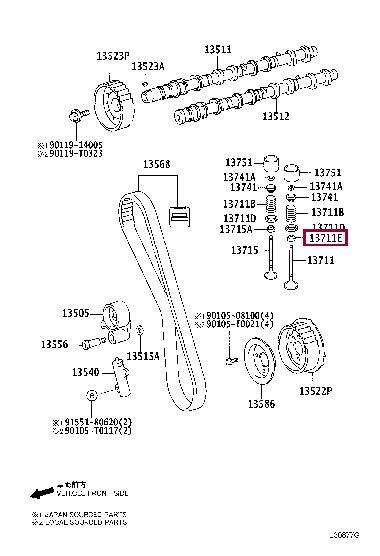 Toyota 90080-31099 O-RING 9008031099