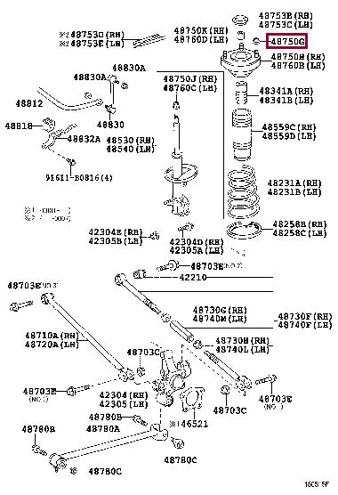 9017808007 Toyota Nut