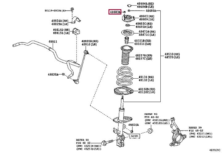 9017808010 Toyota Nut with flange