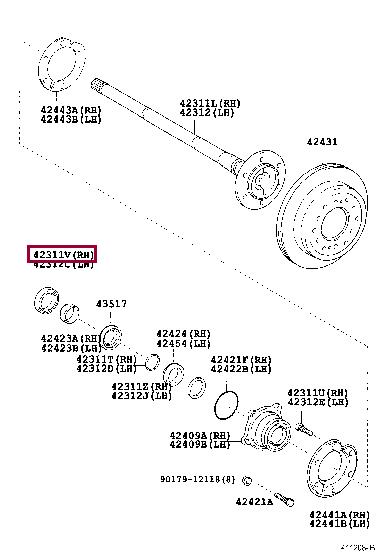 9031056002 Toyota SEAL OIL-DIFFERENTIAL
