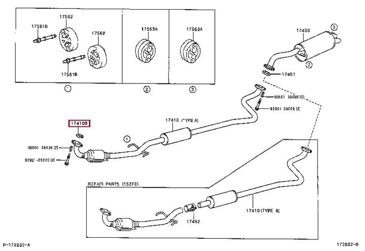 Toyota 90917-06080 O-ring exhaust system 9091706080