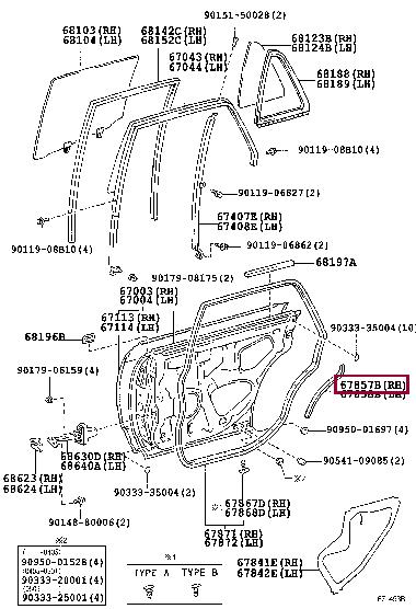 6785740010 Toyota Auto part