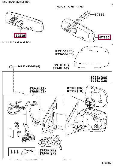 878100W140 Toyota Auto part