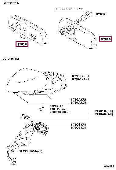 8781060191 Toyota Auto part