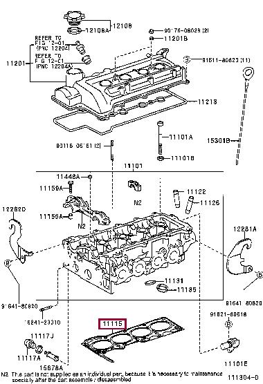 Buy Toyota 11115-23030 at a low price in United Arab Emirates!
