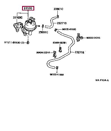 2310069095 Toyota Fuel pump