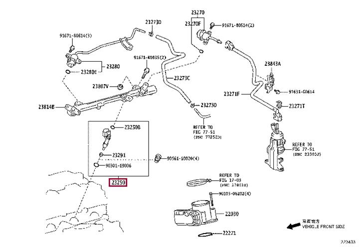 2320979215 Toyota Injector fuel